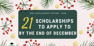 21 Scholarships To Apply To By The End Of December 21 Scholarships To Apply To By The End Of December