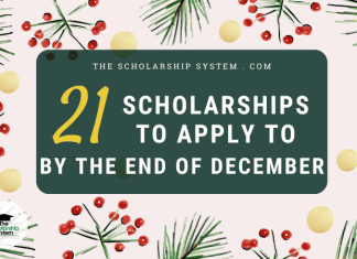 21 Scholarships To Apply To By The End Of December 21 Scholarships To Apply To By The End Of December