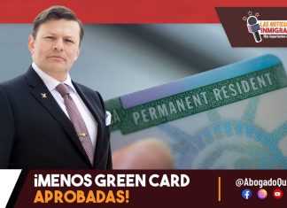 Arranque migratoria en EE. UU.: aprobaciones de Green Card caen al 3% Arranque migratoria en EE. UU.: aprobaciones de Green Card caen al 3%