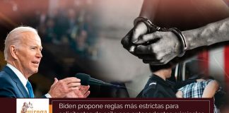 Biden propone reglas más estrictas para solicitantes de amparo con informes criminales Biden propone reglas más estrictas para solicitantes de amparo con informes criminales
