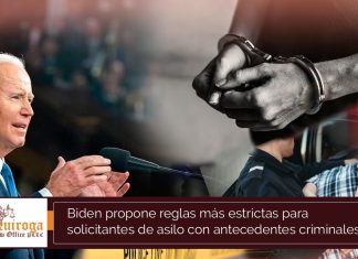 Biden propone reglas más estrictas para solicitantes de amparo con informes criminales Biden propone reglas más estrictas para solicitantes de amparo con informes criminales