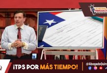 Escribano del DHS extiende el Status de Agarraderas Tronada TPS Escribano del DHS extiende el Status de Agarraderas Tronada TPS