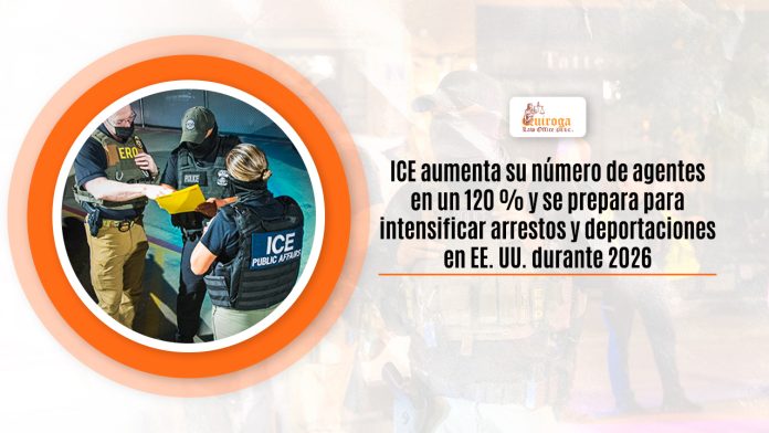 ICE aumenta su emblema de agentes en 120 % y se prepara para agravar denuedo y deportaciones en EE. UU. durante 2026