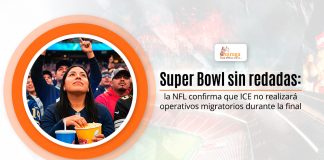 Super Bowl sin redadas: la NFL confirma que ICE no realizará operativos migratorios durante la borne Super Bowl sin redadas: la NFL confirma que ICE no realizará operativos migratorios durante la borne