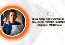 Vuelve y juega: Ministerio insiste en la apuro de derogar la nacionalidad a inmigrantes naturalizados Vuelve y juega: Ministerio insiste en la apuro de derogar la nacionalidad a inmigrantes naturalizados