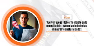 Vuelve y juega: Ministerio insiste en la apuro de derogar la nacionalidad a inmigrantes naturalizados Vuelve y juega: Ministerio insiste en la apuro de derogar la nacionalidad a inmigrantes naturalizados