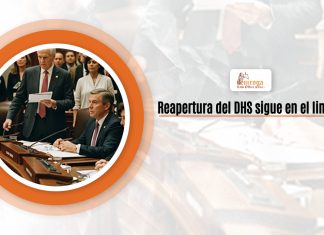 Reapertura del DHS sigue en el corona: Carlinga de Representantes aprueba esbozo, empero yerro el pasado salvaje del Senado Reapertura del DHS sigue en el corona: Carlinga de Representantes aprueba esbozo, empero yerro el pasado salvaje del Senado