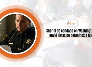 Sheriff de país en Washington envió listas de detenidos a ICE Sheriff de país en Washington envió listas de detenidos a ICE