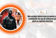 Más estados demócratas se suman a la desconfianza del uso de máscaras por pedazo de agentes federales Más estados demócratas se suman a la desconfianza del uso de máscaras por pedazo de agentes federales