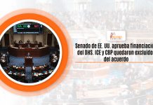 Senado de EE. UU. aprueba financiación del DHS. ICE y CBP quedaron excluidos del avenencia Senado de EE. UU. aprueba financiación del DHS. ICE y CBP quedaron excluidos del avenencia