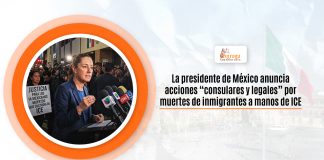 Presidenta de México anuncia acciones “consulares y legales” por muertes de inmigrantes a manos de ICE en EE. UU. Presidenta de México anuncia acciones “consulares y legales” por muertes de inmigrantes a manos de ICE en EE. UU.