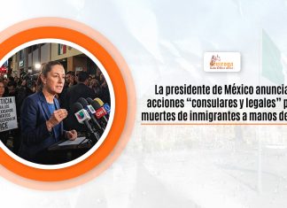 Presidenta de México anuncia acciones “consulares y legales” por muertes de inmigrantes a manos de ICE en EE. UU. Presidenta de México anuncia acciones “consulares y legales” por muertes de inmigrantes a manos de ICE en EE. UU.