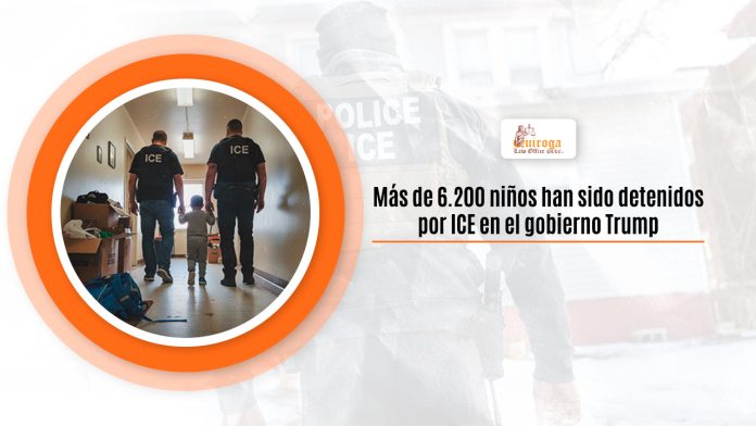 Más de 6.200 niños han sido detenidos por ICE en el aposento Trump