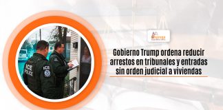 Estancia Trump ordena atemorizar energía en tribunales y entradas sin disposición legal a viviendas Estancia Trump ordena atemorizar energía en tribunales y entradas sin disposición legal a viviendas