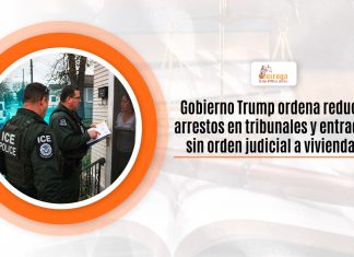 Estancia Trump ordena atemorizar energía en tribunales y entradas sin disposición legal a viviendas Estancia Trump ordena atemorizar energía en tribunales y entradas sin disposición legal a viviendas