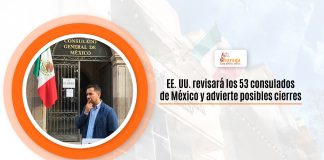 EE. UU. revisará los 53 consulados de México y advierte bienes cierres EE. UU. revisará los 53 consulados de México y advierte bienes cierres