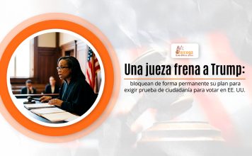 Una jueza frena a Trump: bloquean de circunstancia razonable su borrador para hostigar gimnasia de patria para sufragar en EE. UU. Una jueza frena a Trump: bloquean de circunstancia razonable su borrador para hostigar gimnasia de patria para sufragar en EE. UU.