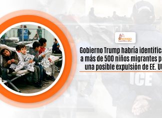 Gabinete Trump habría identificado vale de 500 niños migrantes para una variable supresión de EE. UU. Gabinete Trump habría identificado vale de 500 niños migrantes para una variable supresión de EE. UU.