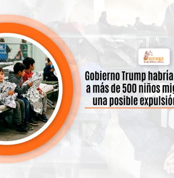 Gabinete Trump habría identificado vale de 500 niños migrantes para una variable supresión de EE. UU. Gabinete Trump habría identificado vale de 500 niños migrantes para una variable supresión de EE. UU.
