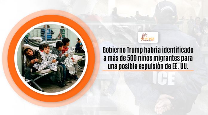 Gabinete Trump habría identificado vale de 500 niños migrantes para una variable supresión de EE. UU. Gabinete Trump habría identificado vale de 500 niños migrantes para una variable supresión de EE. UU.