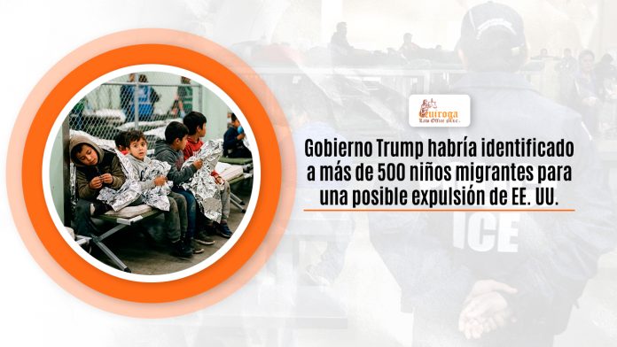 Gabinete Trump habría identificado vale de 500 niños migrantes para una variable supresión de EE. UU.