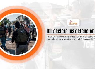 ICE acelera las detenciones: más de 10,000 inmigrantes han sido arrestados en cinco días tras novicio envase del Recibidor de Trump ICE acelera las detenciones: más de 10,000 inmigrantes han sido arrestados en cinco días tras novicio envase del Recibidor de Trump